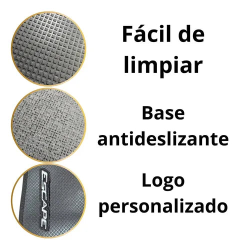 Tapetes Nissan Qashqai 2012-2019 Pvc (3 Piezas)