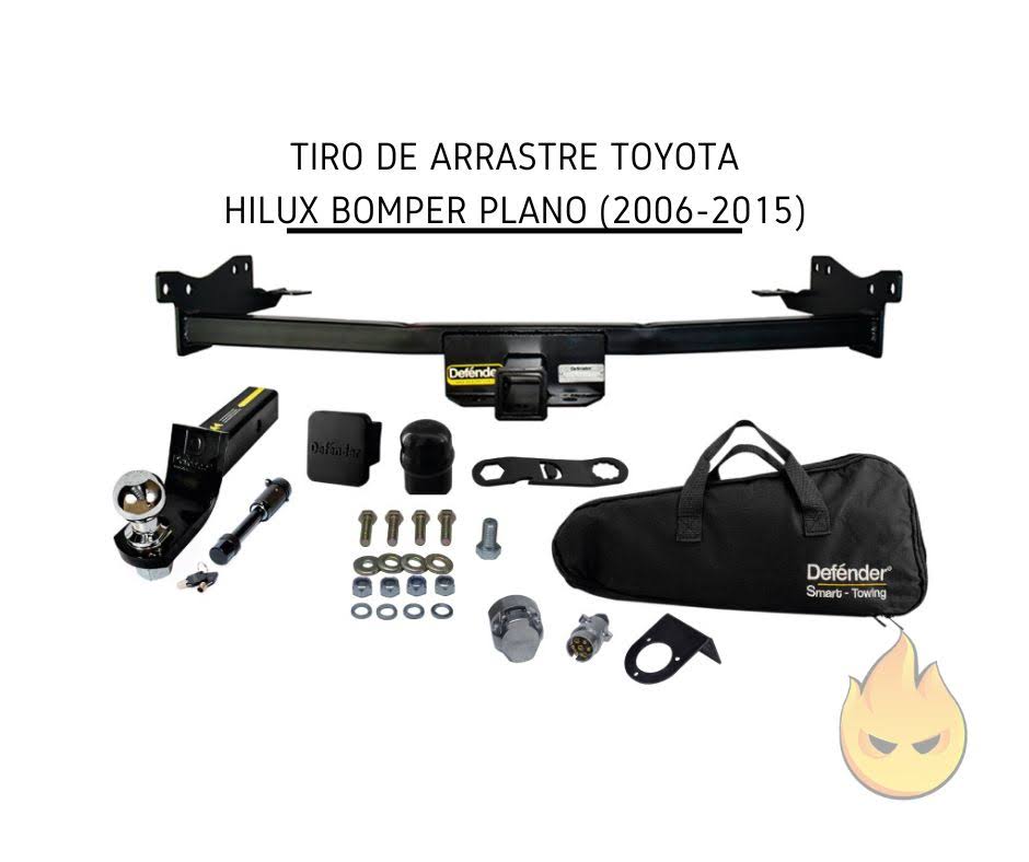Tiro de arrastre Toyota Hilux bumper plano (2006-2015) (Kit)