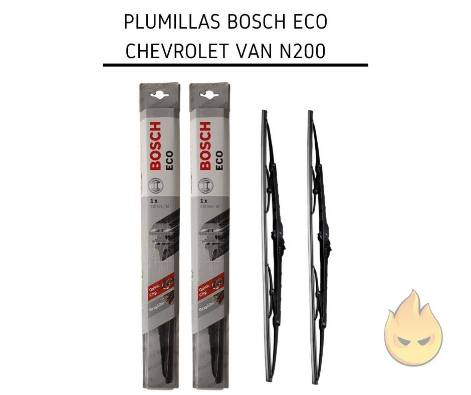 Plumillas Chevrolet Van N200 Bosch Eco (2 Unidades)