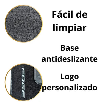 Tapetes Ford Edge (2014-2022) Alfombra (3 Piezas)