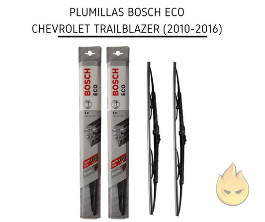 Plumillas Chevrolet Trailblazer Bosch Eco (2010-2016) (2 Unidades)