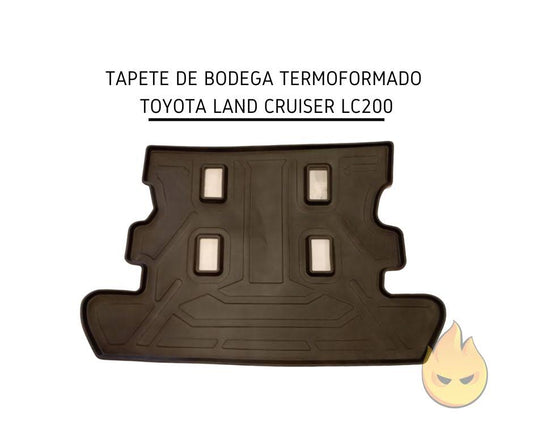 Tapete termoformado bodega Toyota Land Cruiser LC200 (1 Unidad)