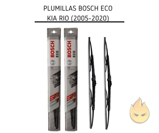 Plumillas Bosch Kia Rio (2005-2020)(2units)