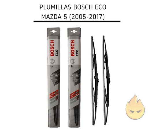 Plumillas Mazda 5 Bosch Eco (2005-2017) (2 Unidades)